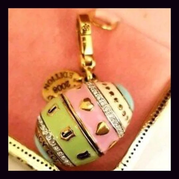 Juicy Couture Easter Egg With Yorkie Charm